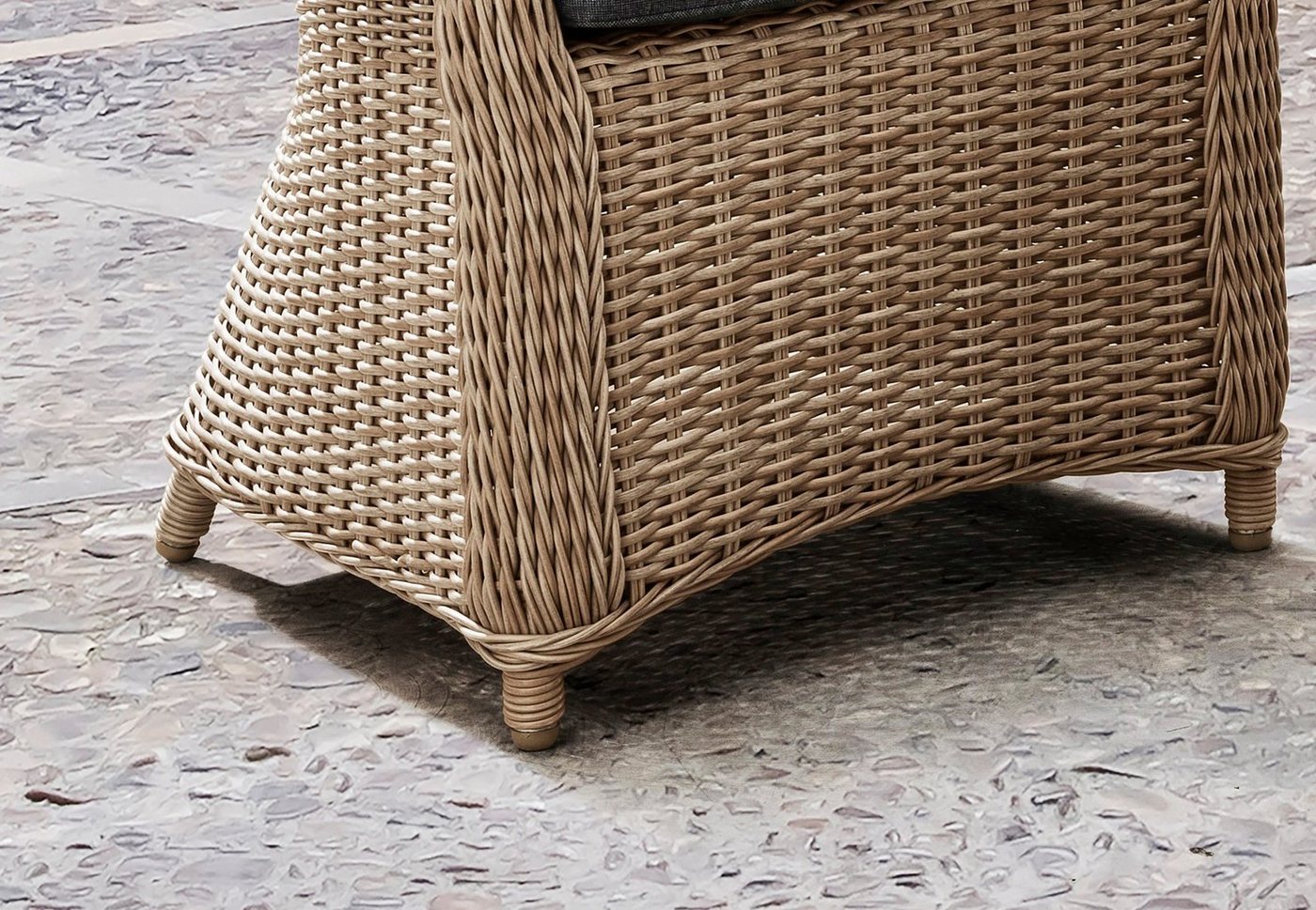 Destiny Gartensessel MALAGA (Set, 2-St), Aluminium, Polyrattan, inkl. Auflagen – Bild 4 von 4