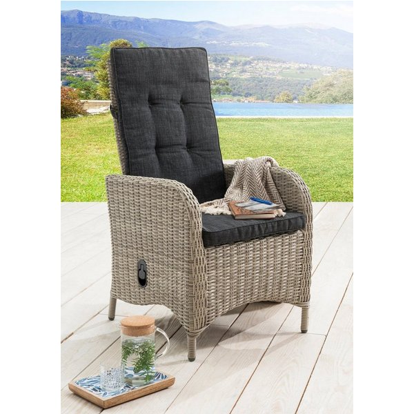 Destiny Gartensessel PALMA (Set, 2-St), Aluminium, Polyrattan, inkl. Auflagen