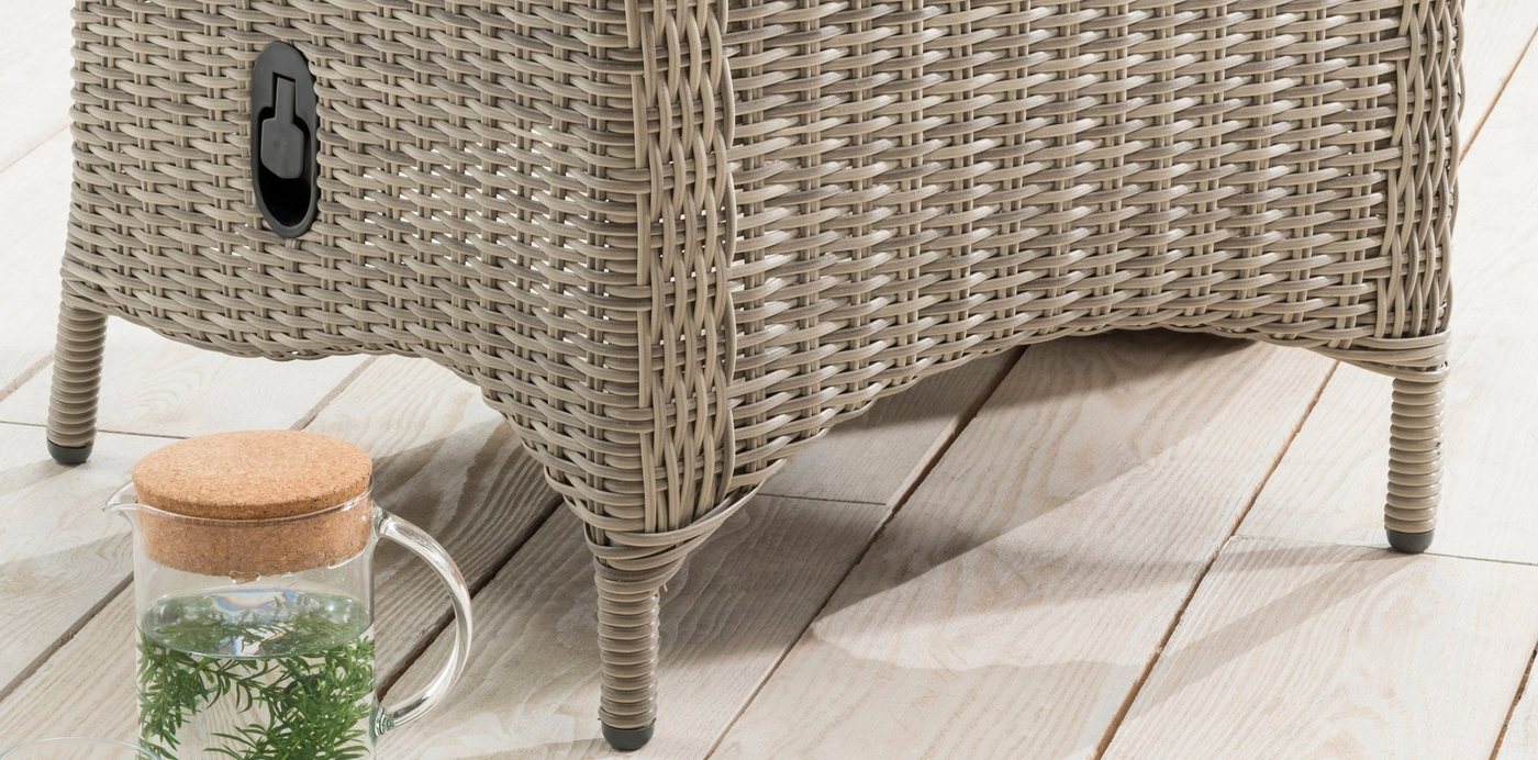 Destiny Gartensessel PALMA (Set, 2-St), Aluminium, Polyrattan, inkl. Auflagen – Bild 3 von 5