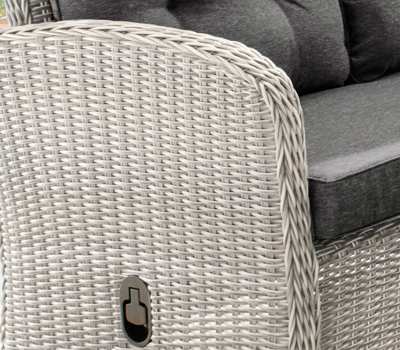 Destiny Loungesessel MERANO, Aluminium, Polyrattan, inkl. Auflagen – Bild 3 von 4