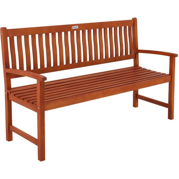 Deuba Gartenbank Maxima, Sitzbank Holz FSC®-zertifiziert 480kg Belastbar Garten Eukalyptus