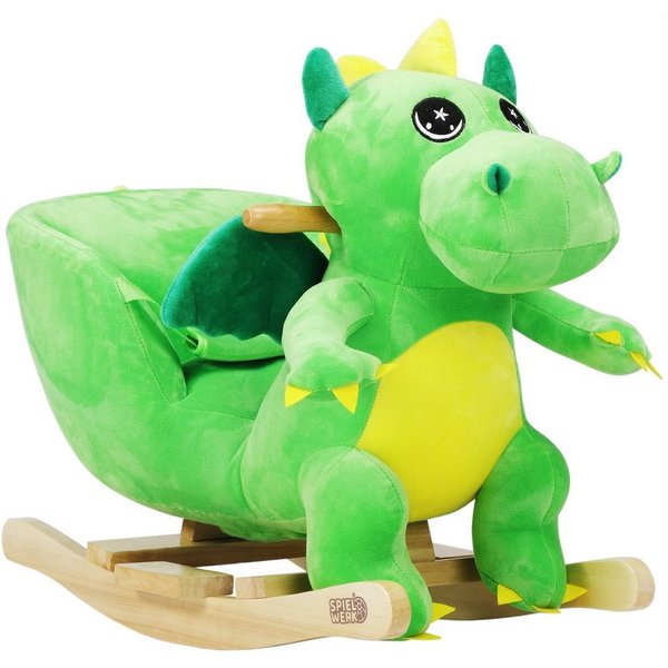 Deuba Schaukeltier Dino, Dinosaurier Schaukeltier Schaukelpferd Wippe Kinder Baby Spielzeug