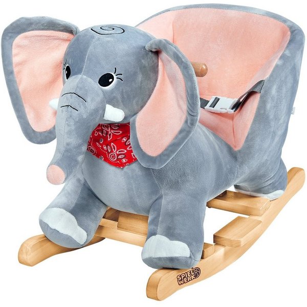 Deuba Schaukeltier Elefant, Schaukelelefant Schaukeltier Wippe Kinder Baby Spielzeug Elefant