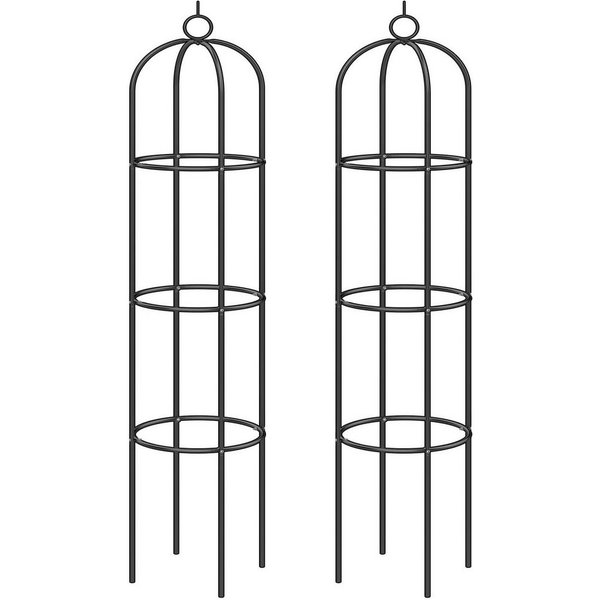 Deuba Spalier, 2er Set Rosensäule - Rankhilfe 200x40cm