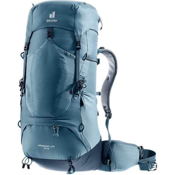 deuter Trekkingrucksack Aircontact Lite 50 + 10, mit 60 Litern Volumen, aus Polyamid und Polyester