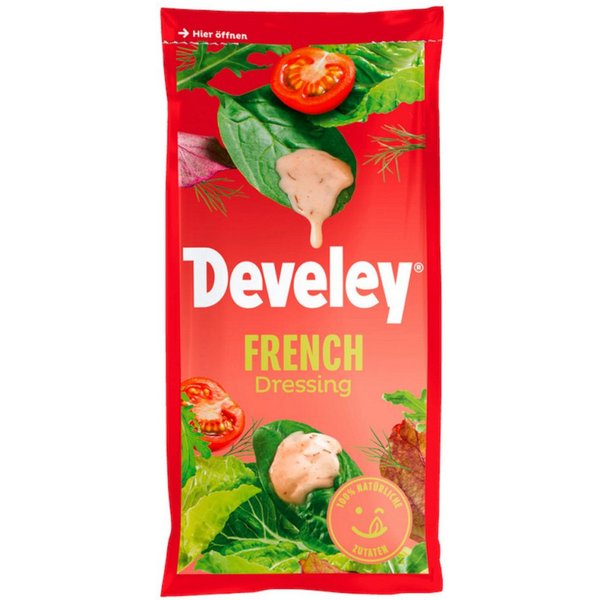 Develey Saucen, Develey French Salatdressing mild würzigen dezente Süße 75ml