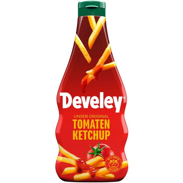 Develey Saucen, Develey Original Tomato Ketchup fruchtig mild im Geschmack 500ml
