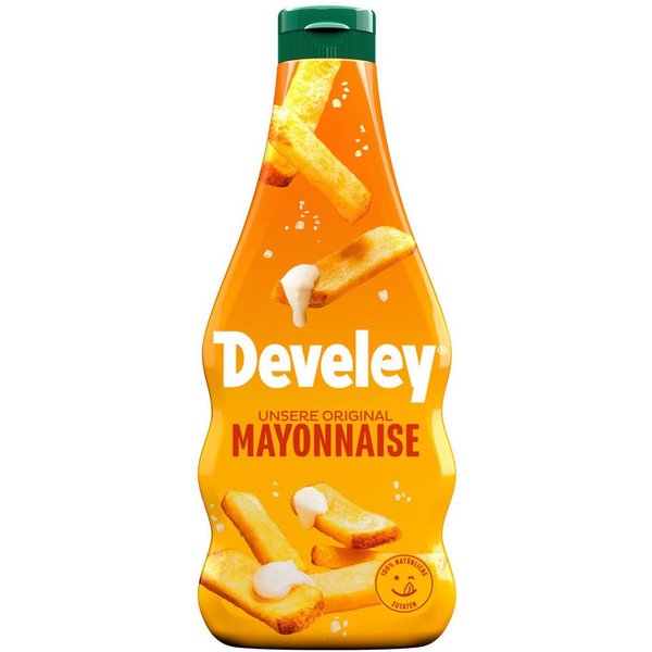 Develey Saucen, Develey Original Mayonnaise cremig mild im Geschmack 500ml
