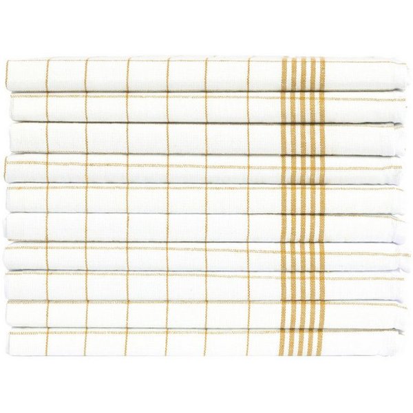 Devior Spültuch aus 100% Baumwolle 50x70 cm, mit Aufhänger, Fusselfrei, 95° Waschbar, (10-tlg., Vielfältig einsetzbar), saugstarke Geschirrhandtücher – für Kont