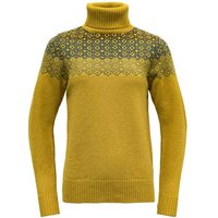 DEVOLD Damen Pullover SYVDE WOOL HIGH NECK WMN, Größe XL in Gelb