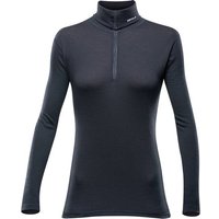 DEVOLD Damen Unterhemd BREEZE WOMAN HALF ZIP NECK, Größe XS in Schwarz