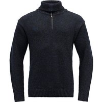 DEVOLD Herren Pullover NANSEN SWEATER ZIP NECK, Größe S in Blau