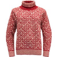 DEVOLD Herren Pullover SVALBARD SWEATER HIGH NECK, Größe XL in Rot