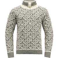 DEVOLD Herren Pullover SVALBARD SWEATER ZIP NECK, Größe S in Grau