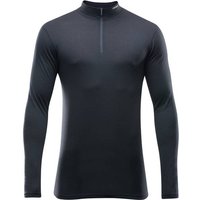 DEVOLD Herren Unterhemd BREEZE MAN HALF ZIP NECK, Größe L in Schwarz