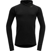 DEVOLD Herren Unterhemd EXPEDITION MAN HOODIE, Größe M in Schwarz