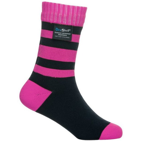 DexShell Socken Stripe wasserdicht pink Kinder - 1 Paar