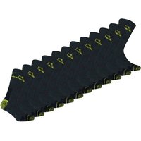 DIADORA Diadora Unisex Arbeitssocken, 12er Pack - Sportsocken, Baumwolle, Logo, einfarbig, Größe 43-46 in Grau
