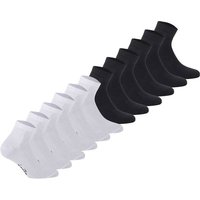DIADORA Diadora Unisex Socken, 12er Pack - Sportsocken, Baumwolle, Mehrfachpackung, Logo, einfarbig, Größe 43-46 in Weiß