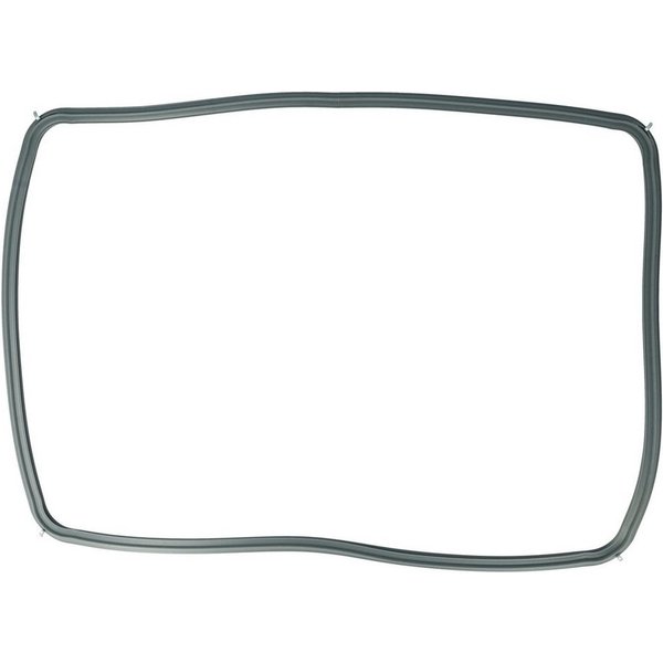 vhbw Dichtlippe vhbw Türdichtung kompatibel mit Siemens Backofen - 50x35x1 cm Grau, L: 21 cm, Hochwertige Dichtung für die Tür Ihres Backofens