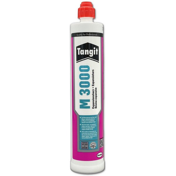 Tangit Dichtstoff Tangit M3000 2K-Expansionsharz zur Abdichtung Hauseinführungen 300ml, Gebrauchsfertig in 2K-Kartusche, (1-tlg)