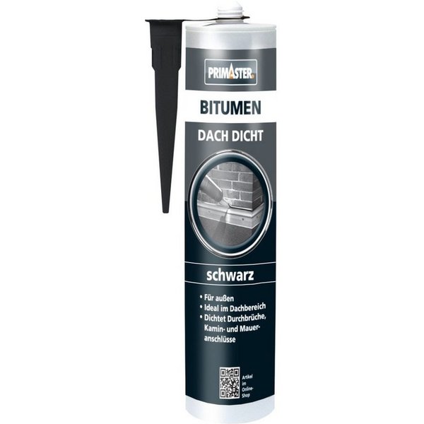 Primaster Dichtungsband Primaster Bitumen Dachdicht 310 ml schwarz