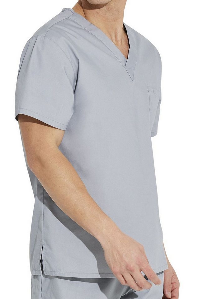 Dickies Funktionsbluse, Schlupfkasack, Unisex Kasack, EDS Scrubs Unisex Pflegekasack mit Brusttasche – Bild 2 von 5