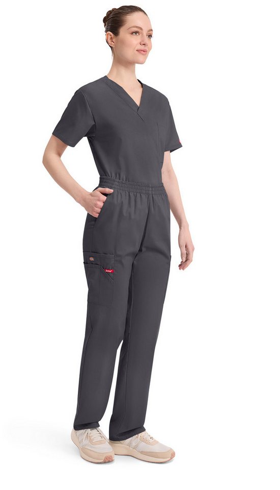 Dickies Schlupfhose, Unisex OP Hose mit Gummibund, Pflegehose, EDS Every Day Scrubs mit Cargotaschen – Bild 2 von 5
