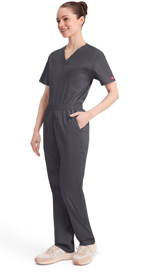 Dickies Schlupfhose, Unisex OP Hose mit Gummibund, Pflegehose, EDS Every Day Scrubs mit Cargotaschen – Bild 3 von 5
