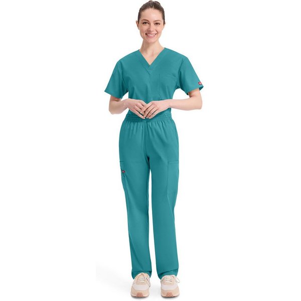 Dickies Schlupfhose, Unisex OP Hose mit Gummibund, Pflegehose, EDS Every Day Scrubs mit Cargotaschen