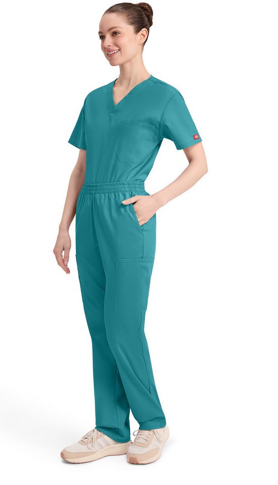 Dickies Schlupfhose, Unisex OP Hose mit Gummibund, Pflegehose, EDS Every Day Scrubs mit Cargotaschen – Bild 3 von 5