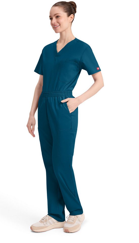 Dickies Schlupfhose, Unisex OP Hose mit Gummibund, Pflegehose, EDS Every Day Scrubs mit Cargotaschen – Bild 3 von 5