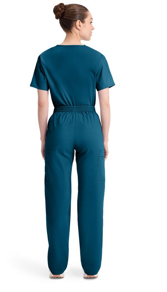 Dickies Schlupfhose, Unisex OP Hose mit Gummibund, Pflegehose, EDS Every Day Scrubs mit Cargotaschen – Bild 4 von 5
