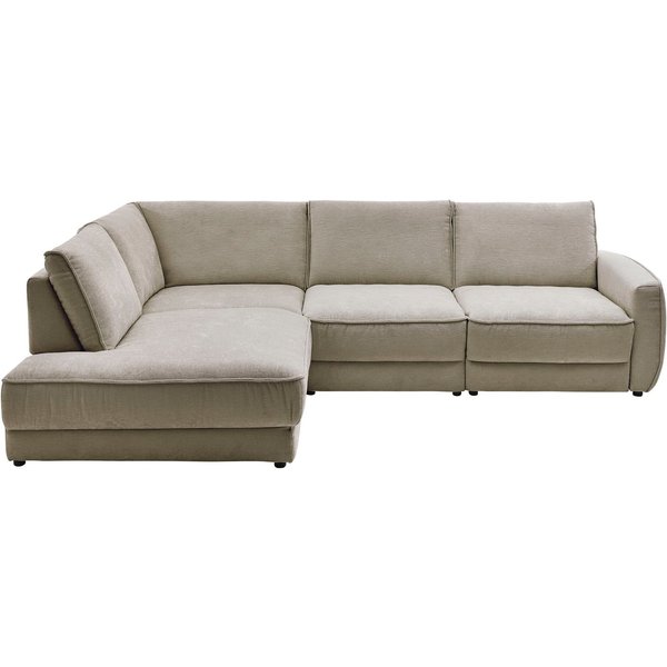 Die PlanBar Ecksofa ZE-EM24139 L-Form, 310 cm breit, softige Couch Polsterecke, Kaltschaum Polstersofa mit 3x Sitztiefenverstellung