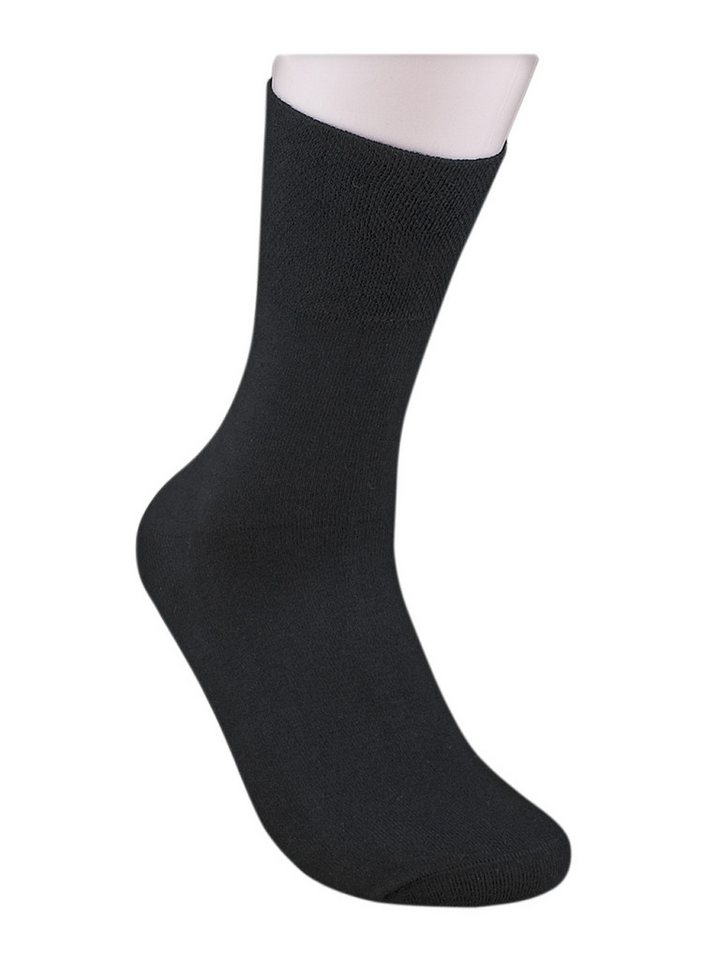 Die Sockenbude Diabetikersocken EXTRA (Bund, 3-Paar, grau blau schwarz) garantiert ohne Gummi – Bild 2 von 4