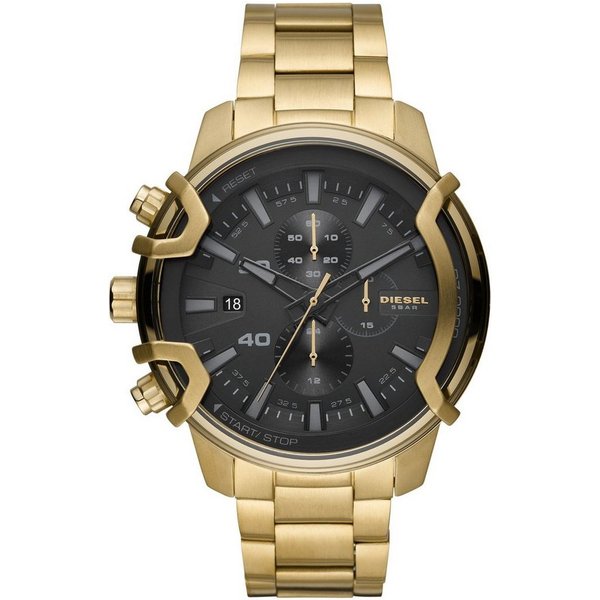Diesel Chronograph Griffed DZ4522, Quarzuhr, Armbanduhr, Herrenuhr, Stoppfunktion, Edelstahlarmband