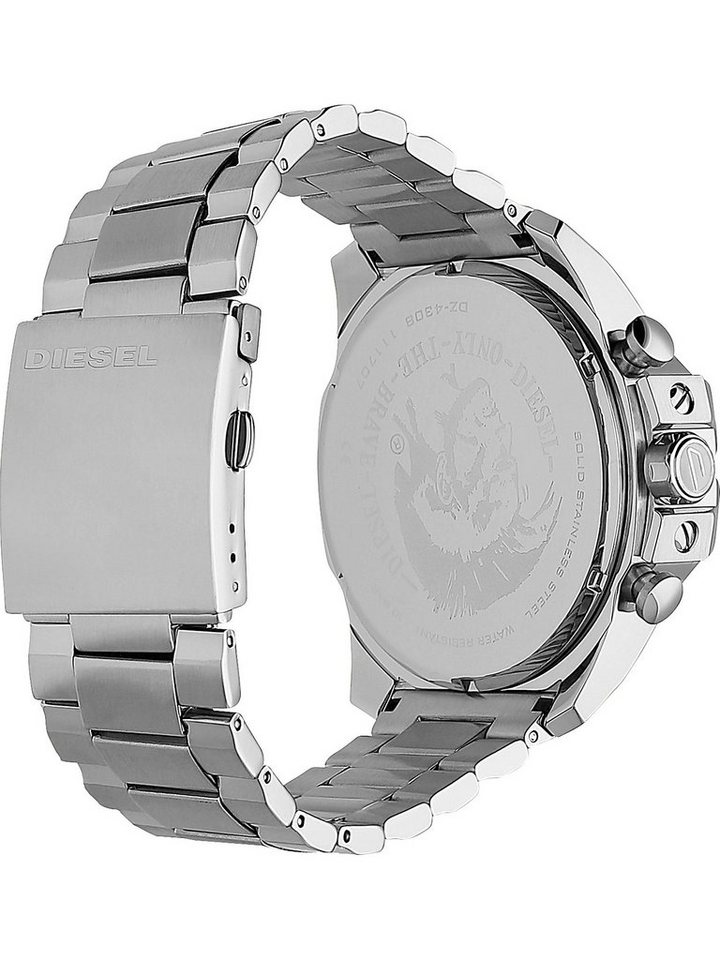 Diesel Chronograph MEGA CHIEF DZ4308, Quarzuhr, Armbanduhr, Herrenuhr, Stoppfunktion, Edelstahlarmband – Bild 3 von 4