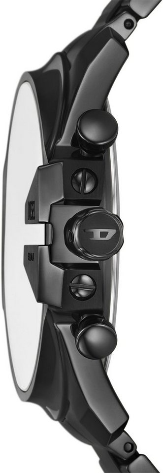 Diesel Chronograph Mega Chief Slim DZ4689, Quarzuhr, Armbanduhr, Herrenuhr, Edelstahlarmband, analog, Tag – Bild 2 von 5