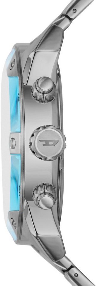Diesel Chronograph Spiked DZ4655, Quarzuhr, Armbanduhr, Herrenuhr, Stoppfunktion, Edelstahlarmband – Bild 2 von 4