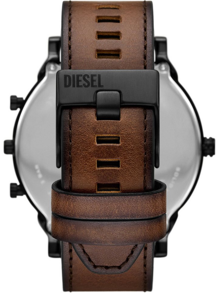 Diesel Quarzuhr Mr. Daddy Slim DZ7492, Armbanduhr, Herrenuhr, Lederarmband, analog, Tag, mehrere Zeitzonen – Bild 3 von 4