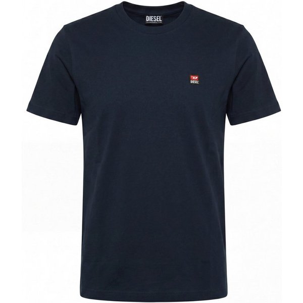 Diesel Rundhalsshirt Regular Fit mit Logo-Patch - T-JUST 250221