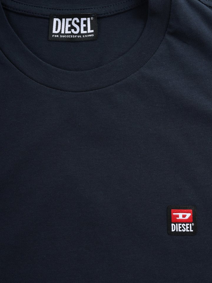 Diesel Rundhalsshirt Regular Fit mit Logo-Patch - T-JUST 250221 – Bild 2 von 2