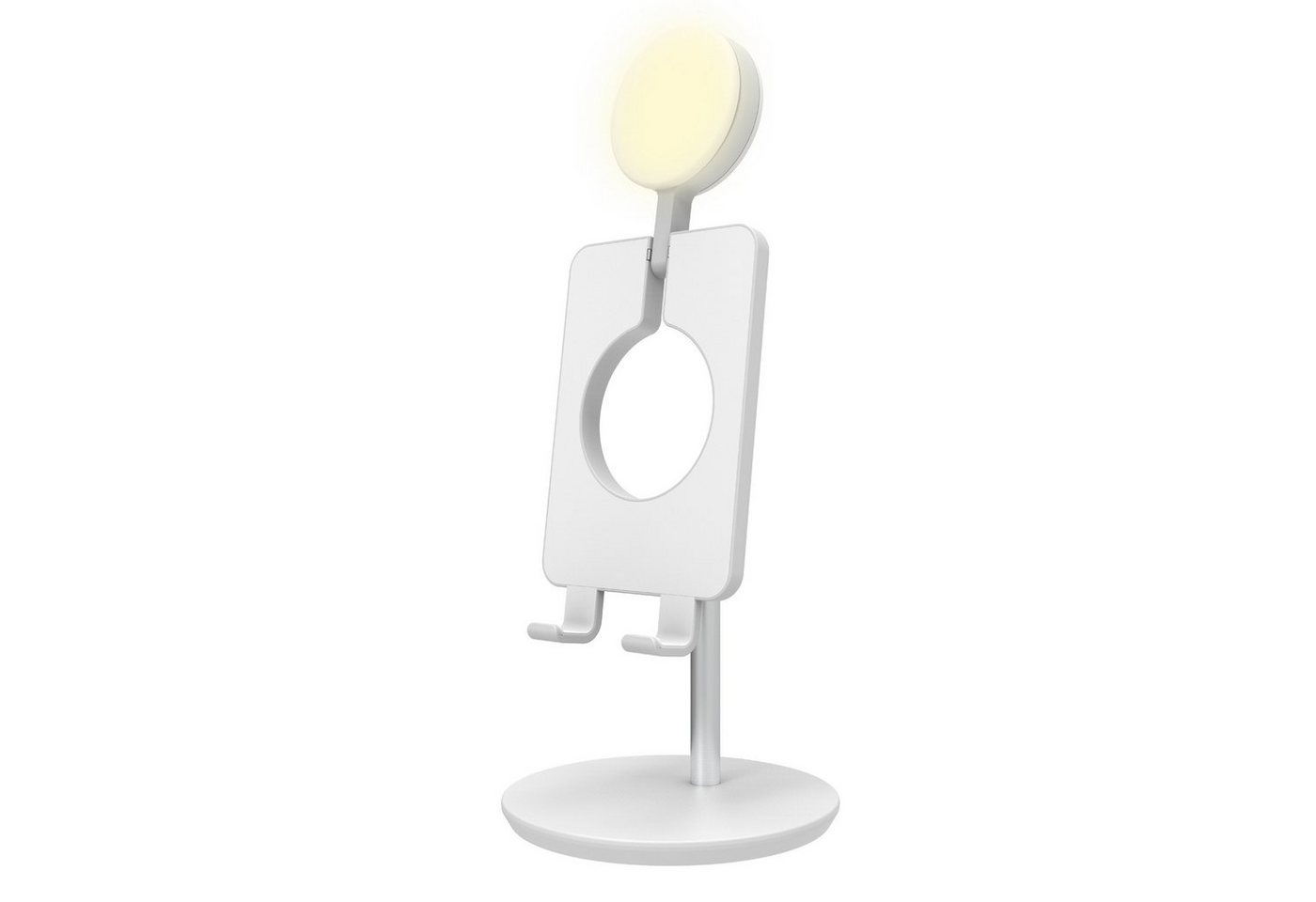 DigiPower Smartphone-Halterung Shine Smartphone-Ständer mit 3" Ringlicht, höhenverstellbar, (Multi-Winkel) – Bild 2 von 5