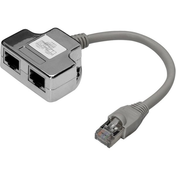 Digitus Digitus RJ45 Netzwerk Adapter CAT 5, CAT 5e [1x RJ45-Stecker - 2x RJ45 Adapter