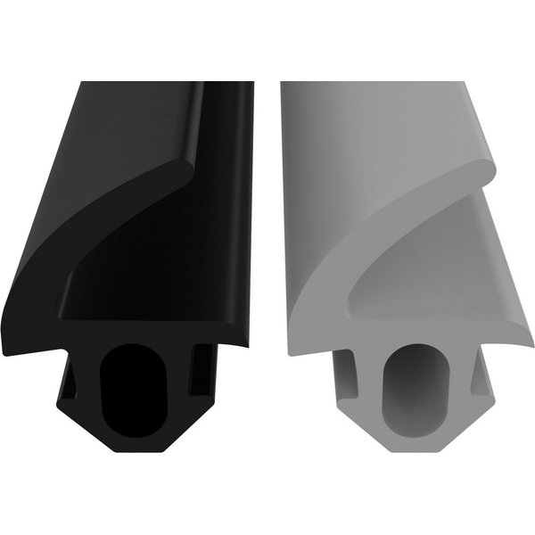 Dikara Dichtungsband Fensterdichtung Aluminium-, Kunststofffenster Höhe 10,6mm Nut 5,2mm, Antidehnungsfaden, TPE