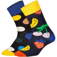 DILLY SOCKS Socken Fruit Confetti, Größe 41-46 in Bunt
