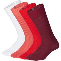 DILLY SOCKS Socken Ribbed Just Red, Größe 36/40 in Bunt