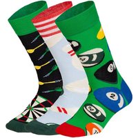 DILLY SOCKS Socken Strike & Score (3er Box), Größe 41/46 in Bunt