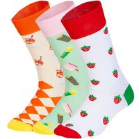 DILLY SOCKS Socken Summer Snacks, Größe 41/46 in Bunt