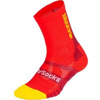 DILLY SOCKS Sportsocken Active Performance, Größe 39/42 in Rot